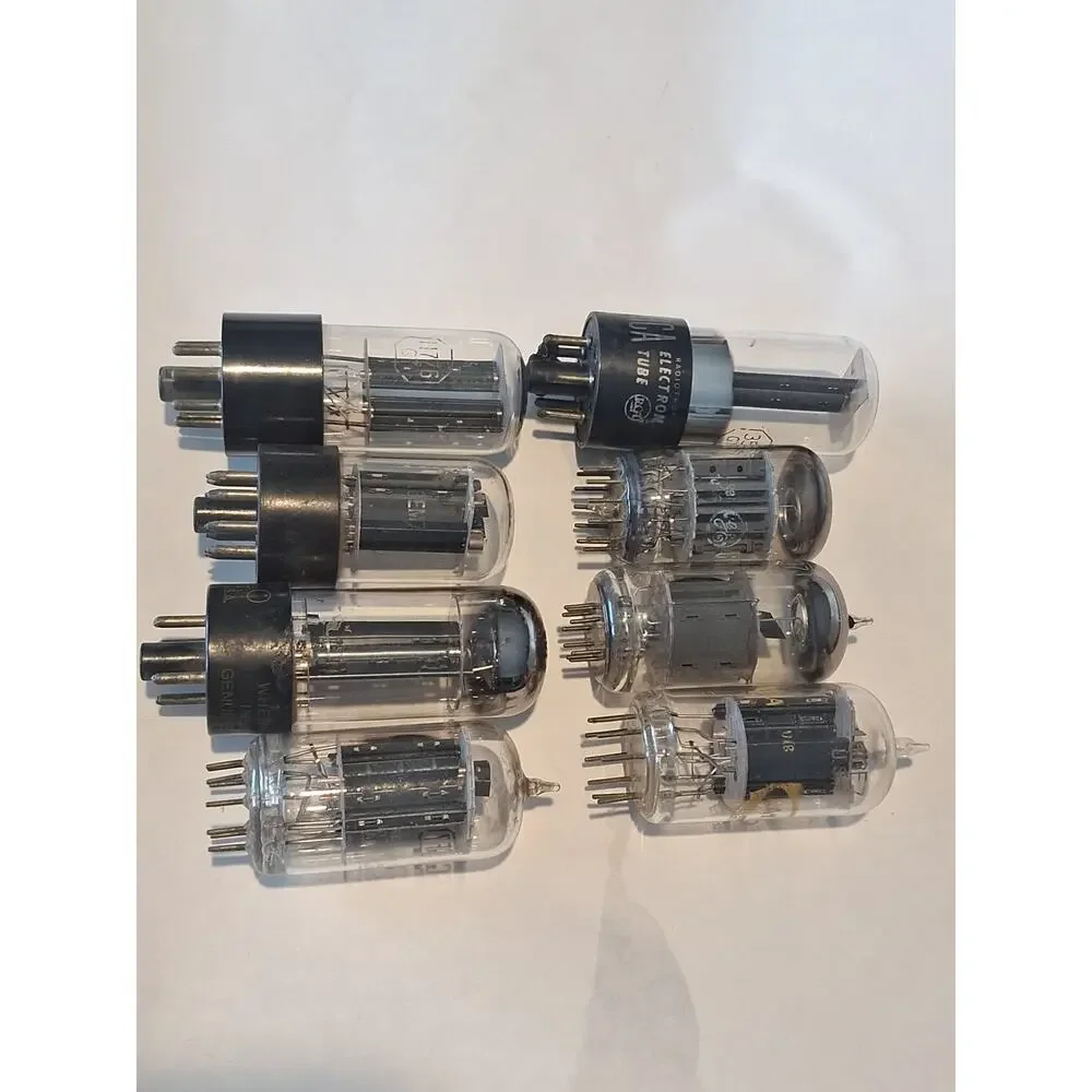 Vintage Vacuum Tube Lot (Untested) 12AX4GTA 6GF7 6GF7A 35Z5GTG 13EM7